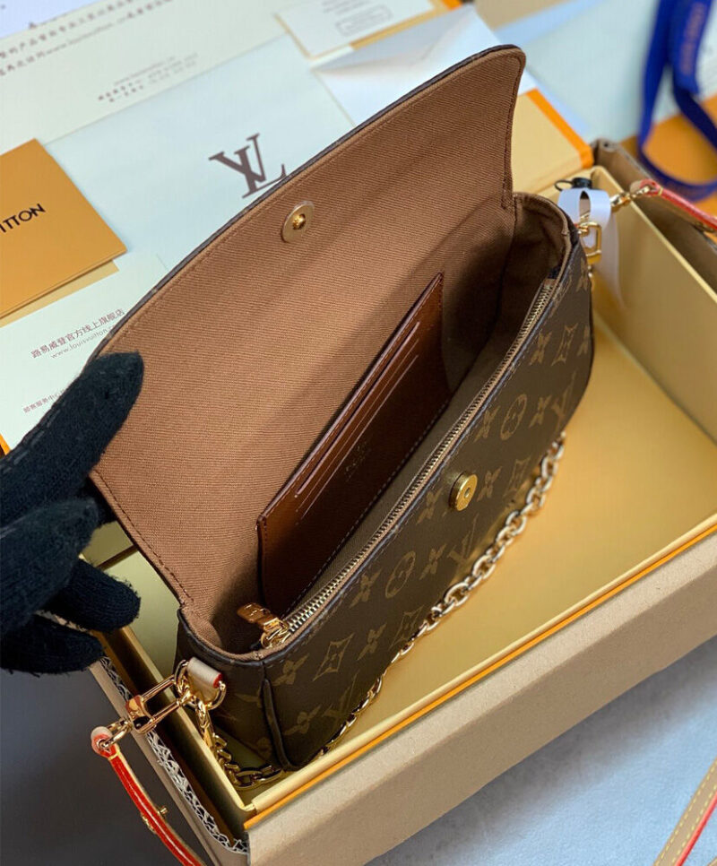 Louis Vuitton Wallet on Chain Ivy M81911 Brown